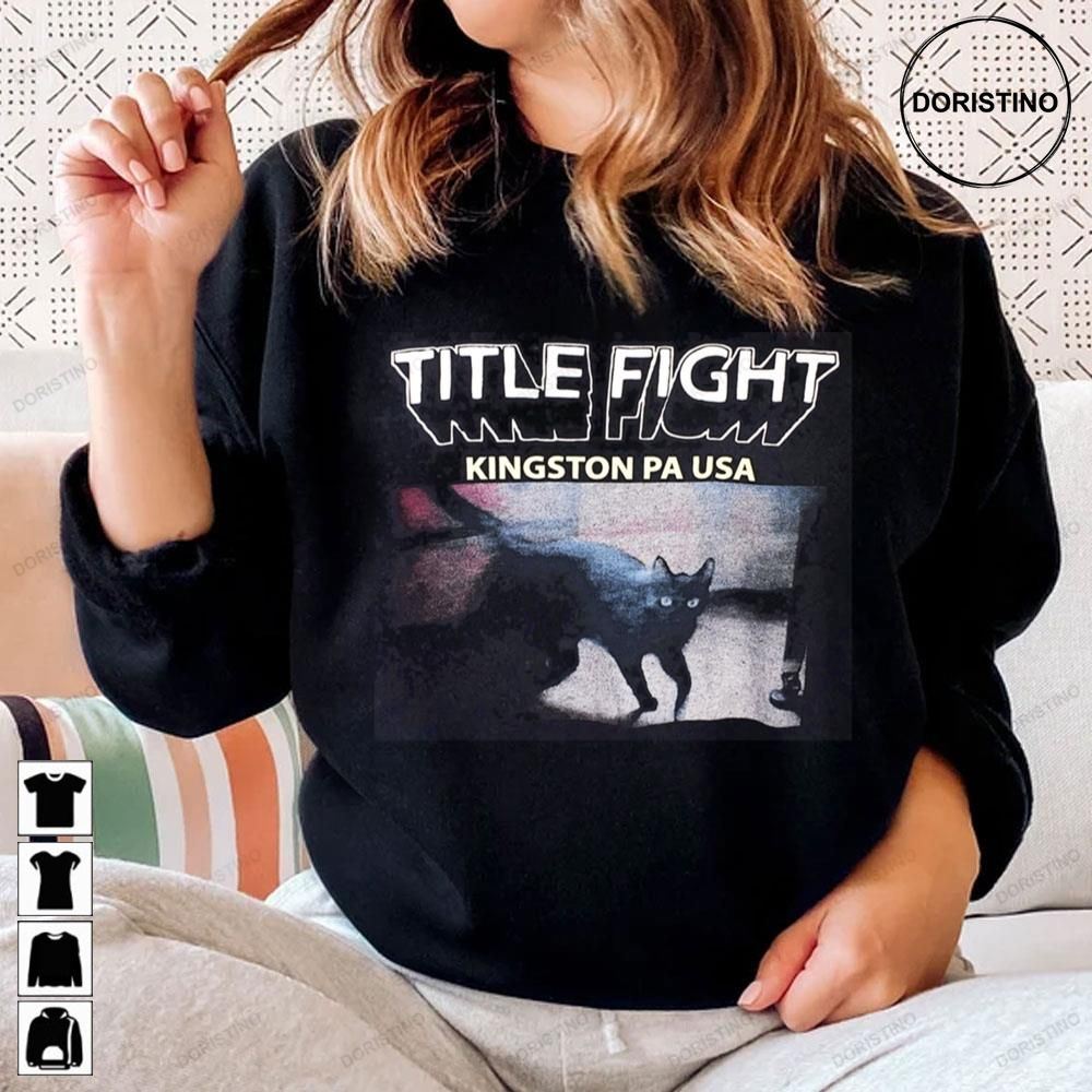 Title fight cat on sale hoodie